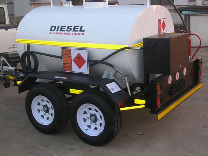 2000 Litre Steel Fuel Trailer