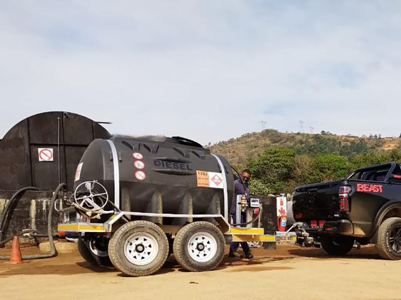 2500 Litre Petrol Fuel Trailer