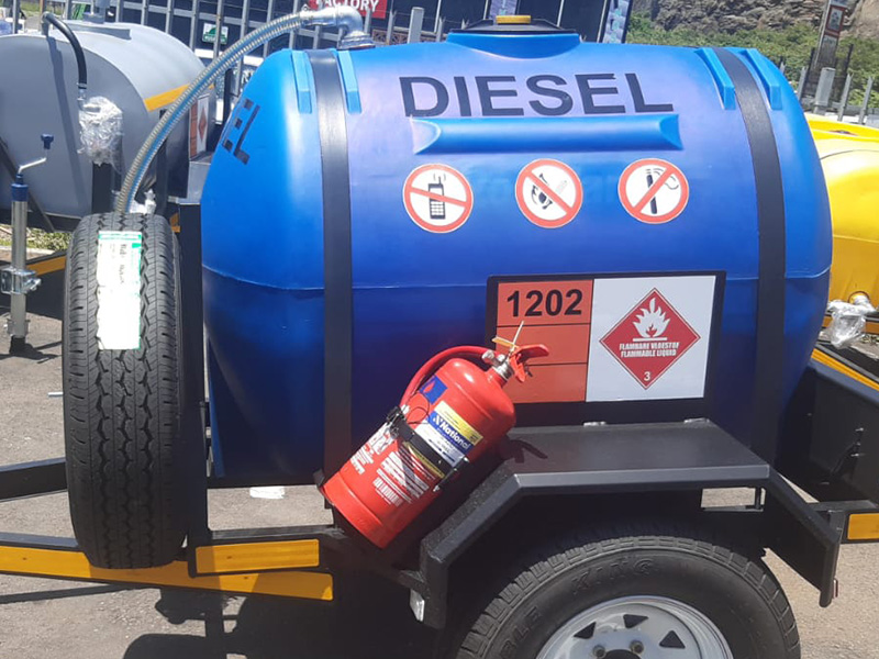 600 Litre Fuel Trailer